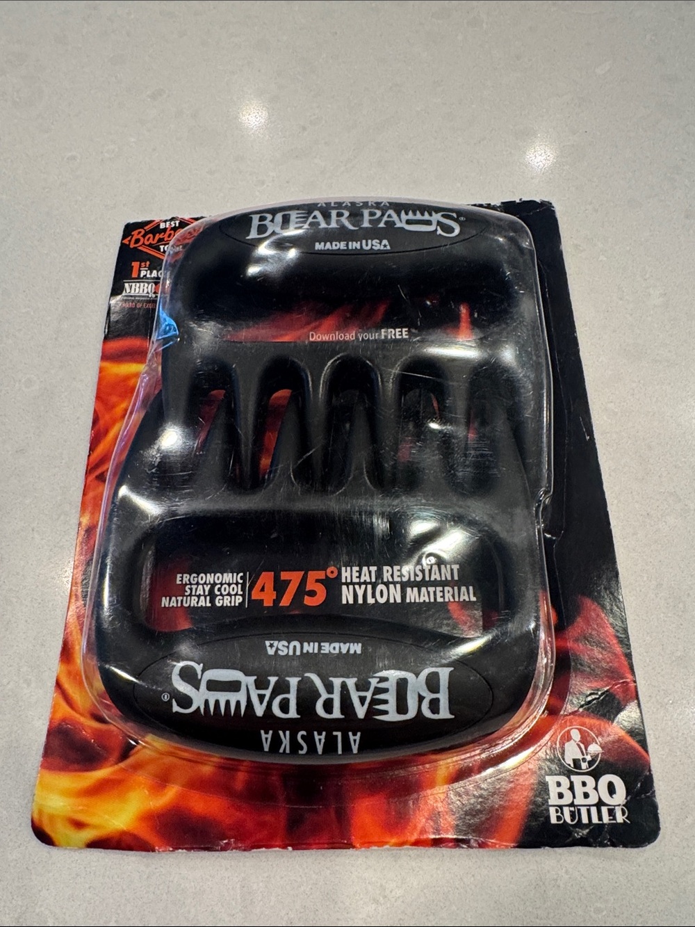 Bear Paws Black Heat-Resistant Grill Claws